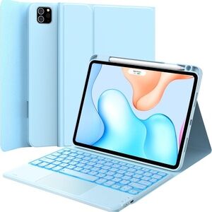 New iPad magic keyboard case with pad - blue